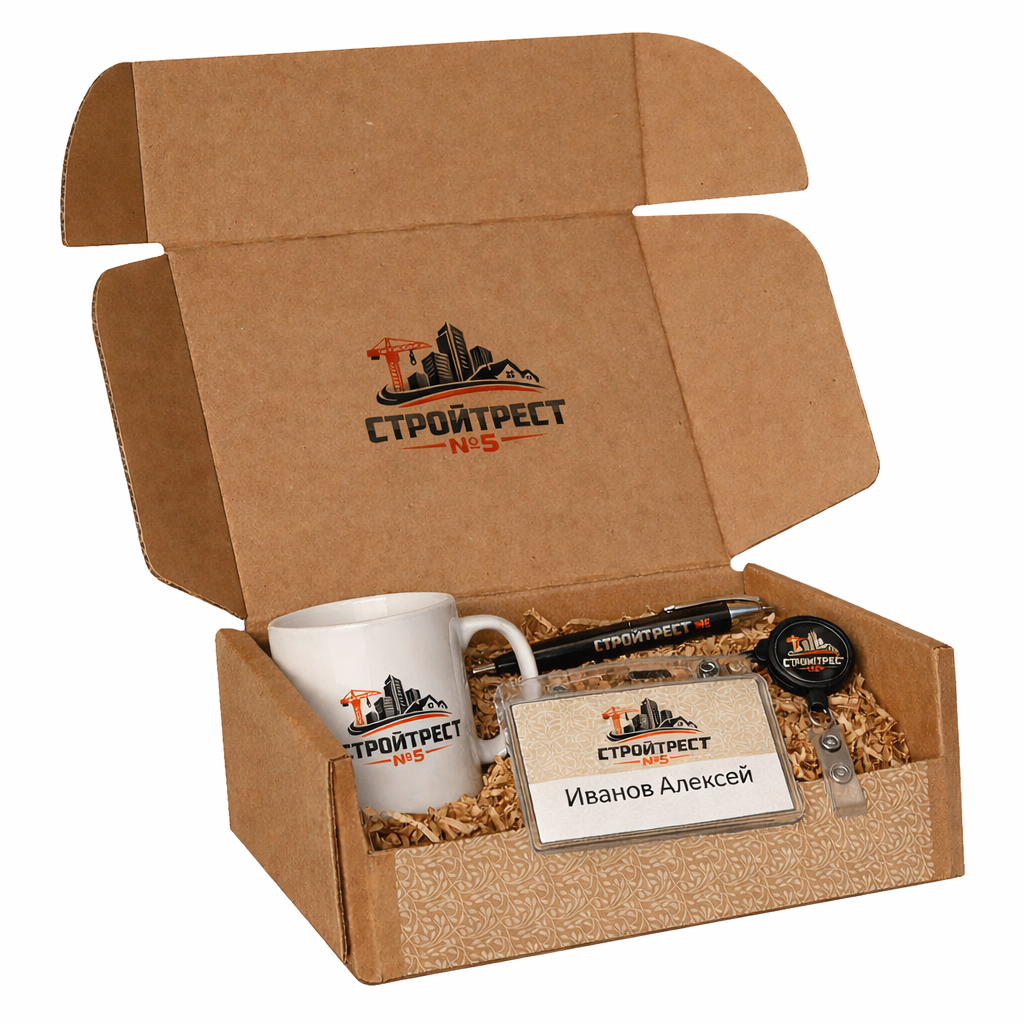 Коробка с печатью