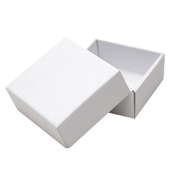 Белая коробка крышка-дно