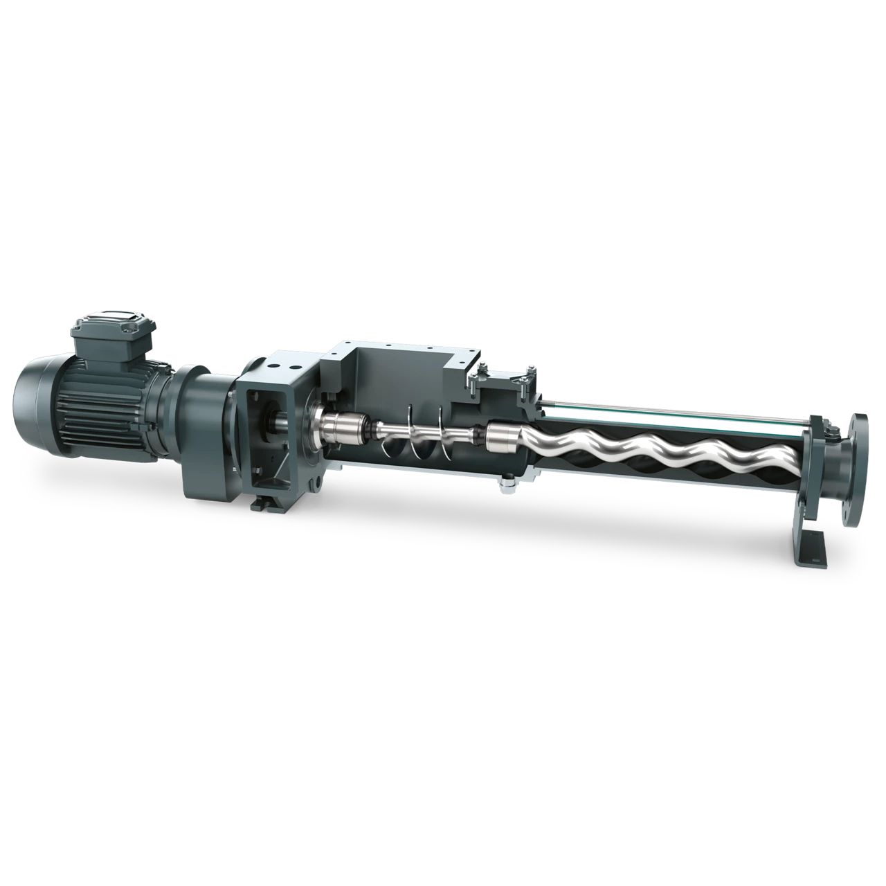 Винтовой шнековый насос, насос с бункером, насос со шнеком SOLTEC ®