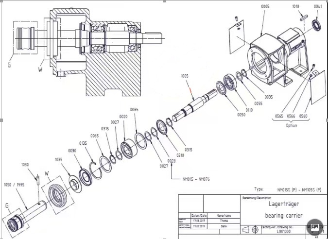 Деталировка горизонтального насоса SOLTEC ®
