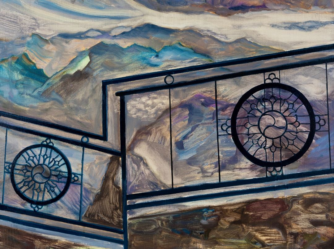 КОЛЕСО ДХАРМЫ /холст, масло/60х80см/2024