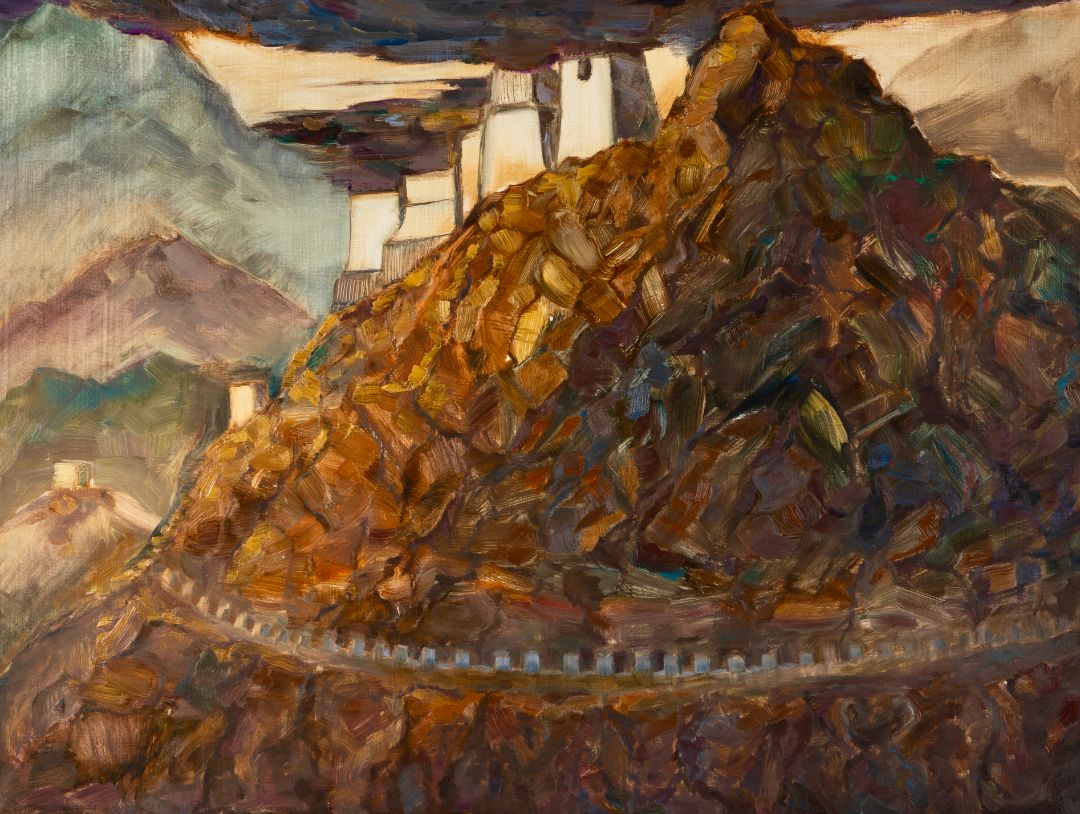 НЕПРИСТУПНАЯ ТВЕРДЫНЯ/ холст, масло/60х80см/2024