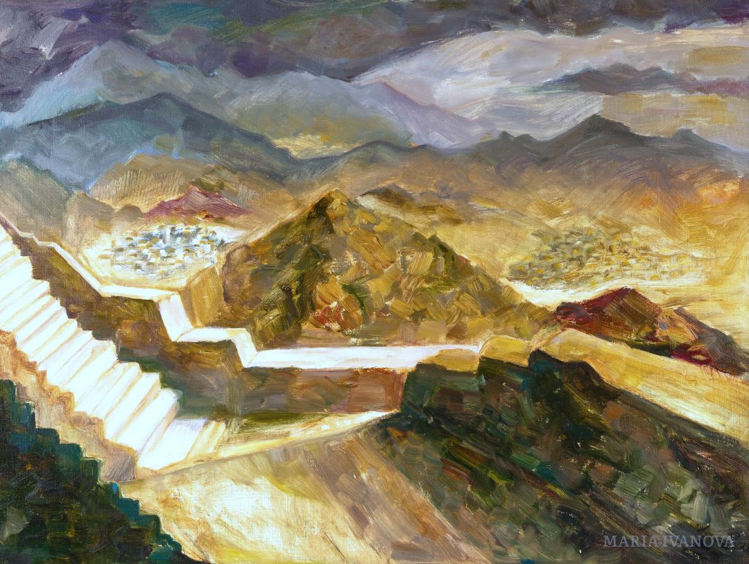 ЛЕСТНИЦА ВОСХОЖДЕНИЯ/ холст, масло/60х80см/2024