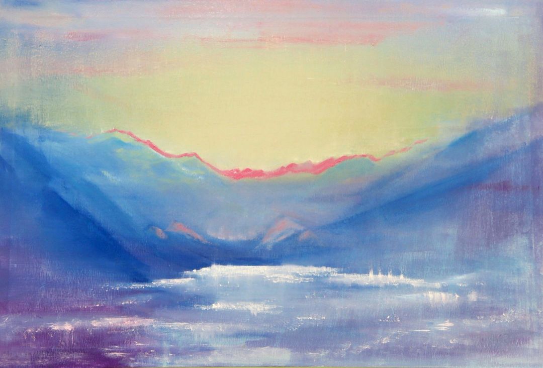 ТАЙНА ГОР /холст, масло /80х120