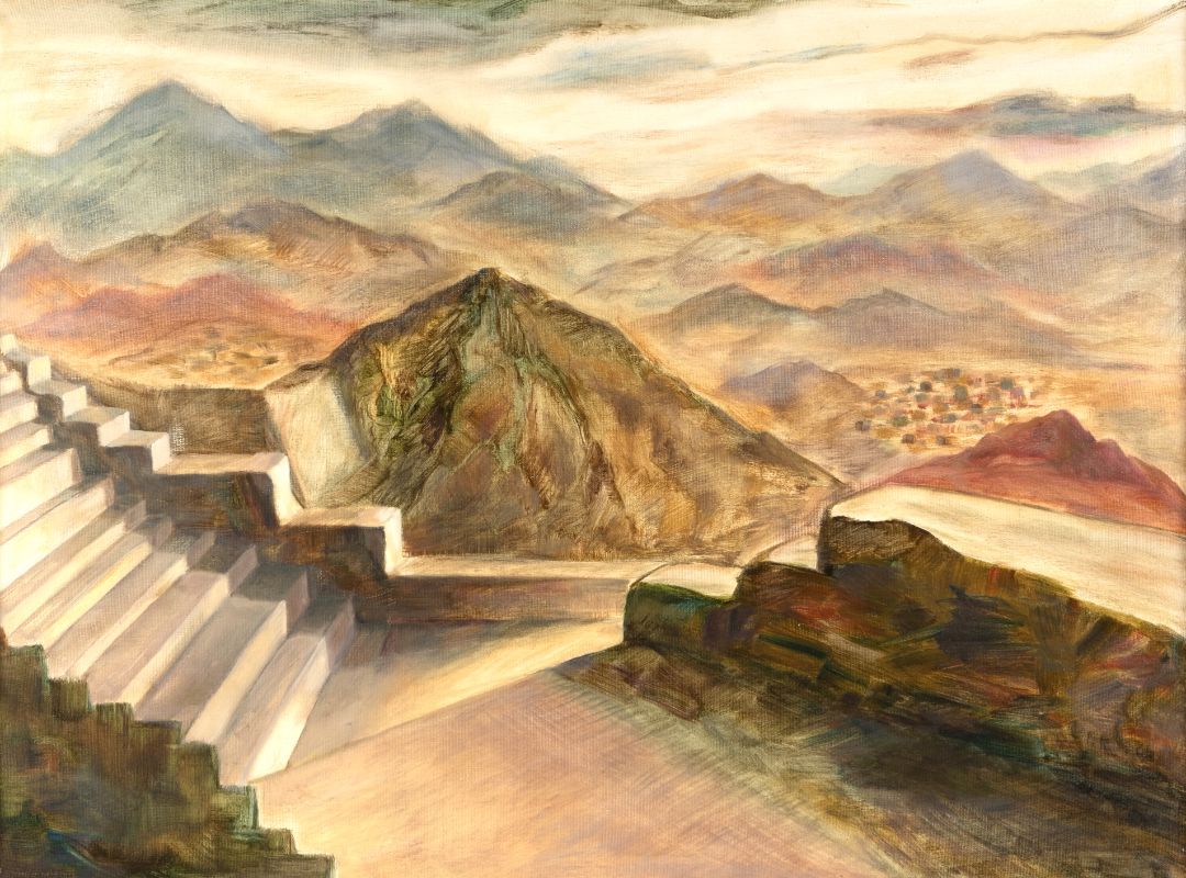 СОЗЕРЦАНИЕ /холст, масло/60х80см/2024