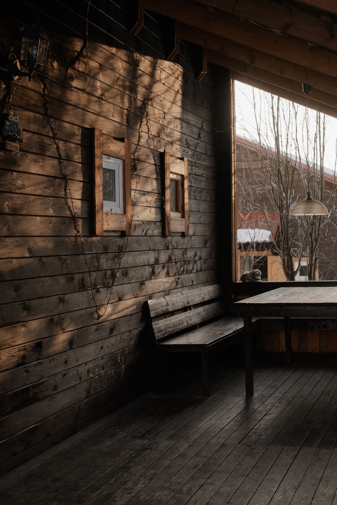 терраса коттеджа