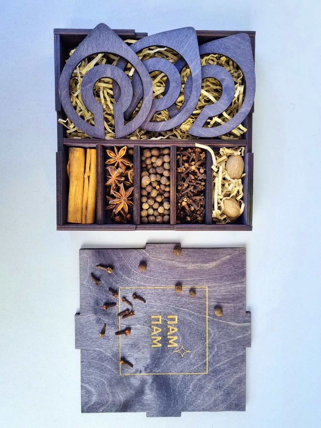 Фото набора для глинтвейна с костерами