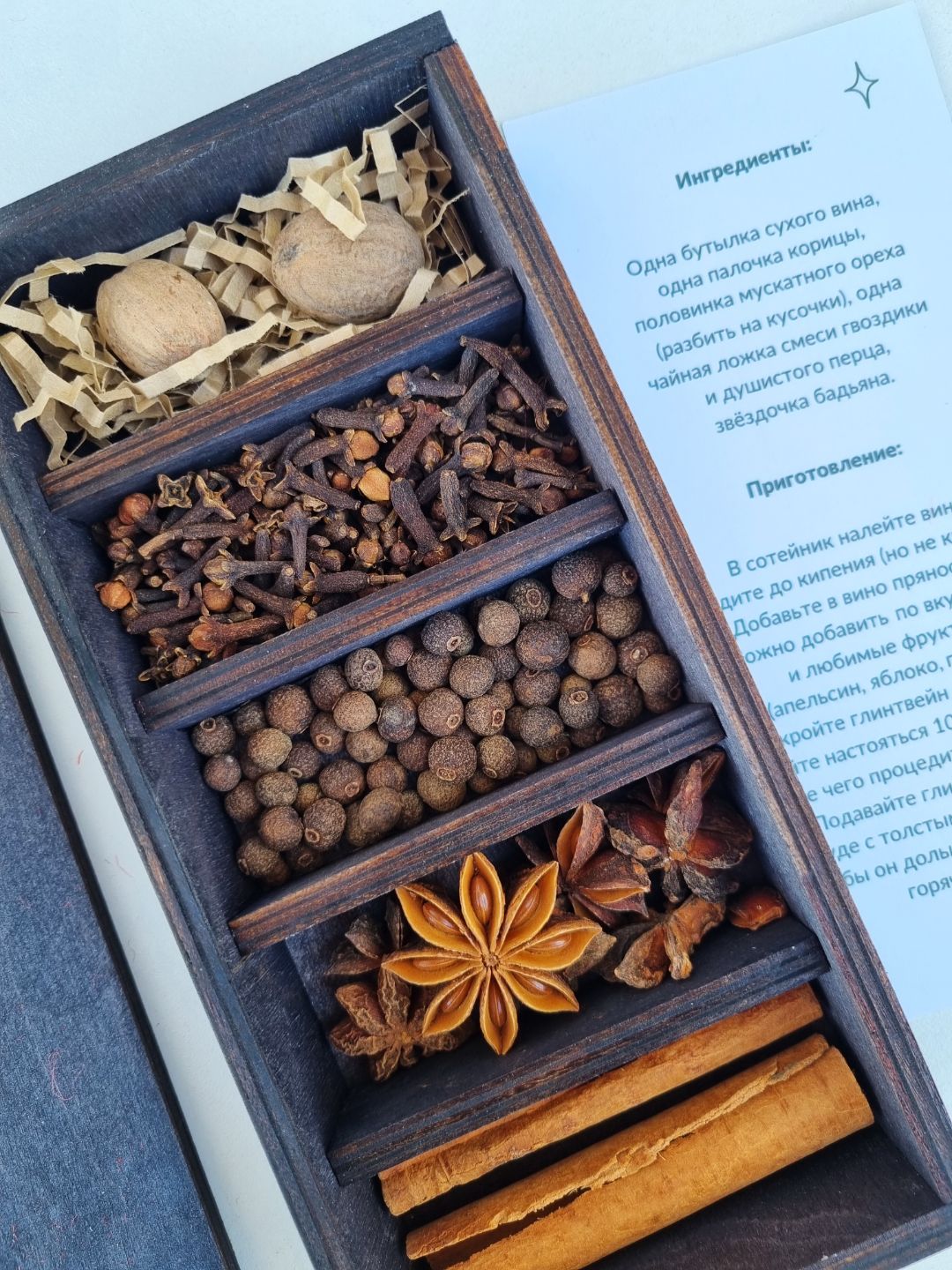 Фото набора для глинтвейна мини