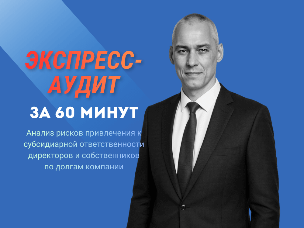 аудит рисков субсидиарной ответственности, юрист