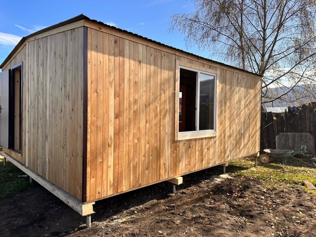 Бытовка с верандой