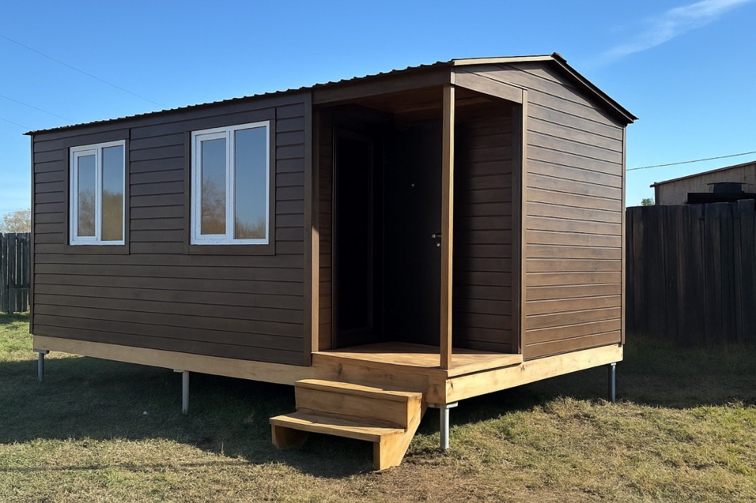 Бытовка дачная с верандой