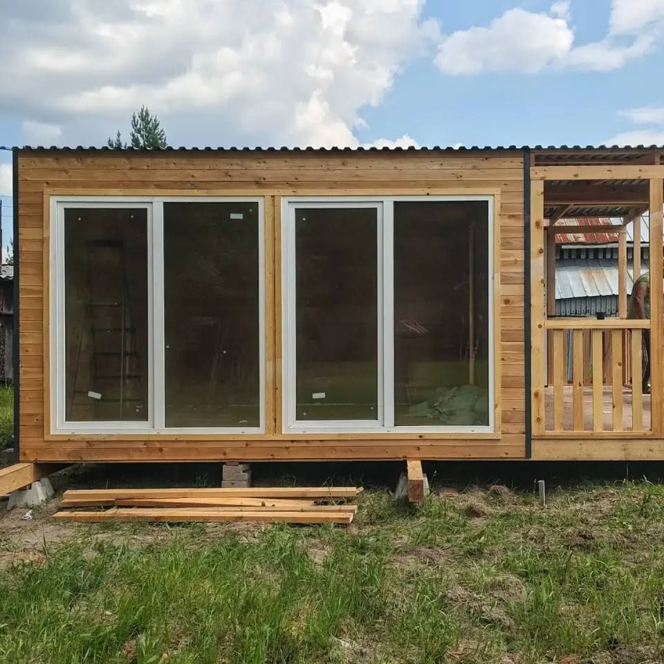 Модульная баня для отдыха и ночёвки
