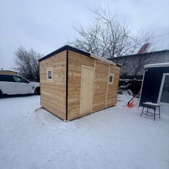 Каркасная баня 2,4×3 в Иркутске