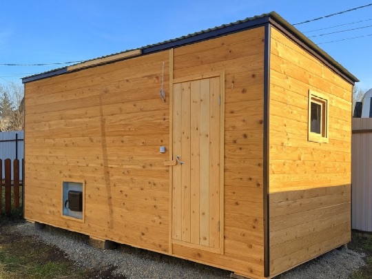 каркасная баня 5 метров