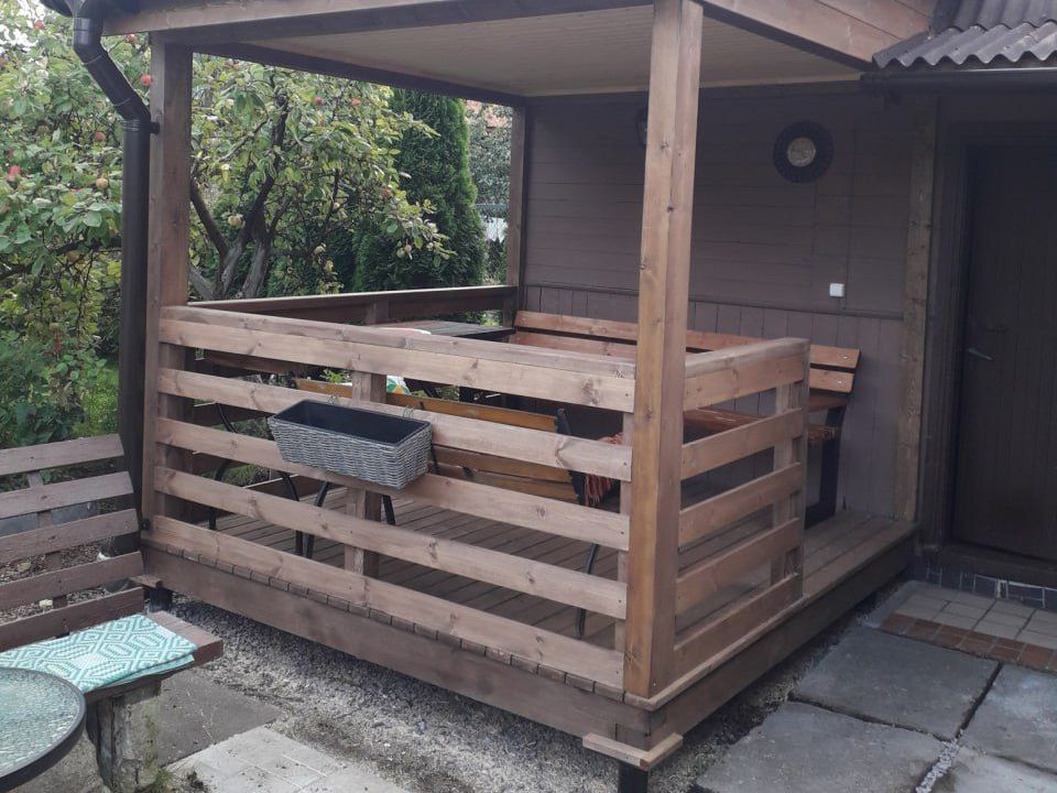 Терраса к бане