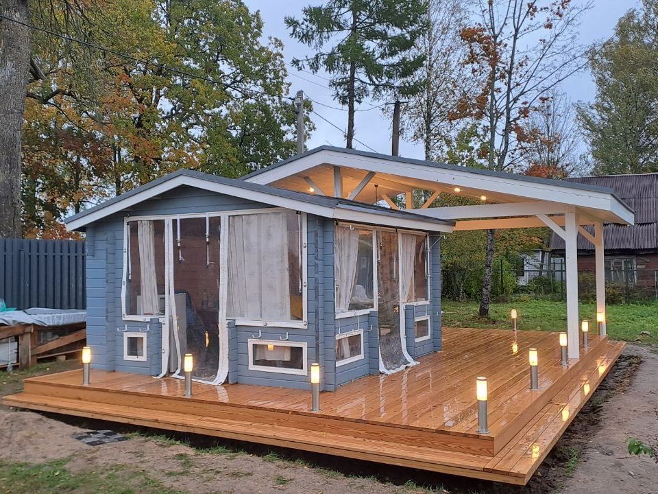 Терраса с навесом