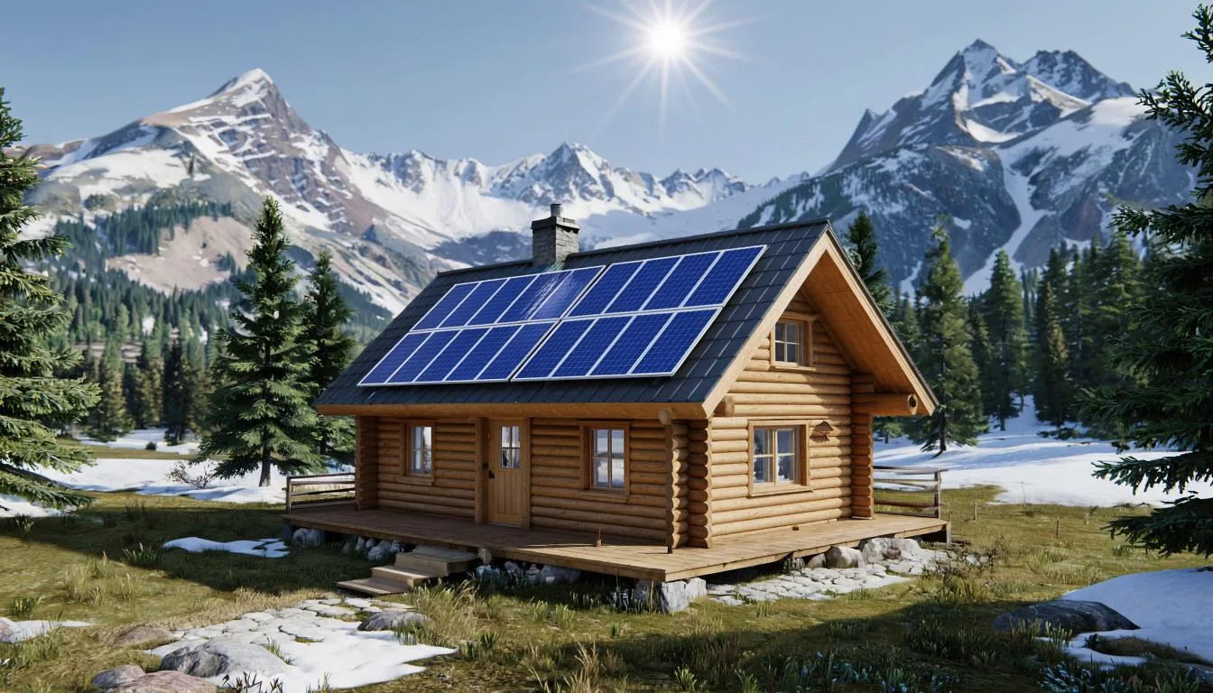 Дом на солнечных батареях