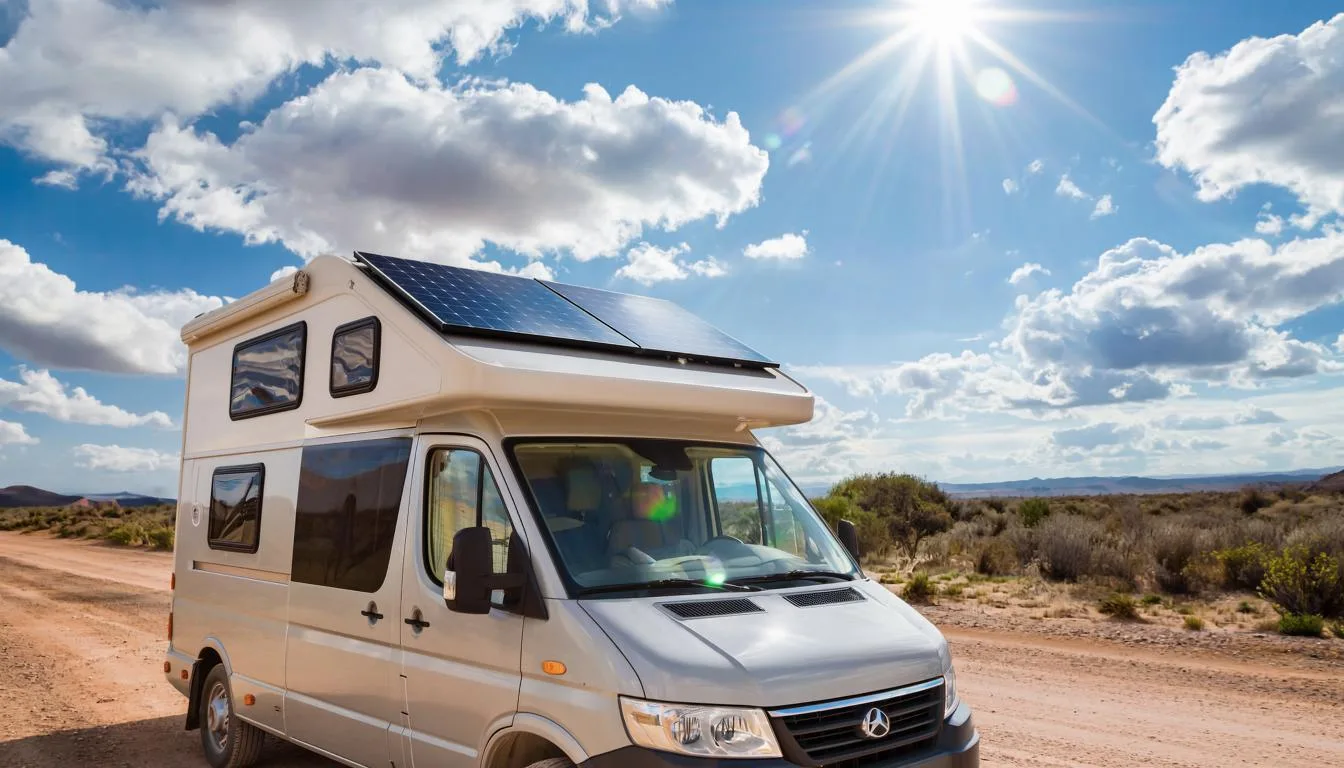 автодом на солничных батареях