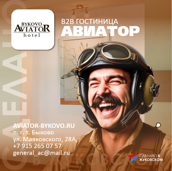 Участник Сделано в Жуковском: b2b гостиница Авитор