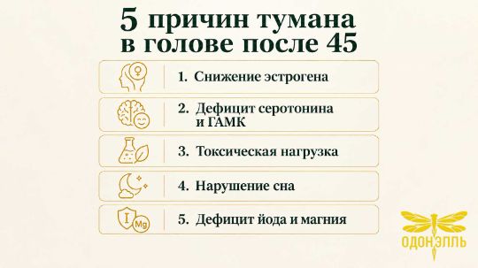 5 причин тумана в голове