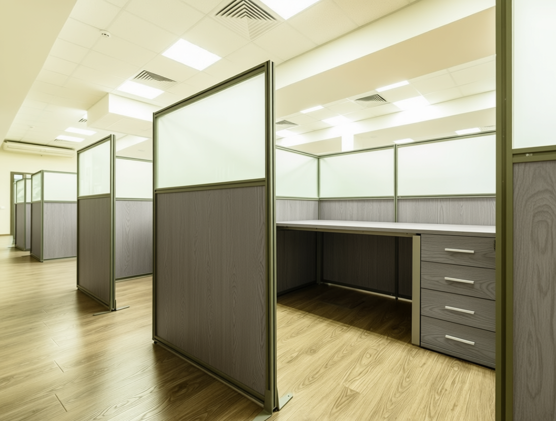 Мобильные перегородки для офиса
