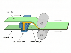 Нанесение клеящего состава