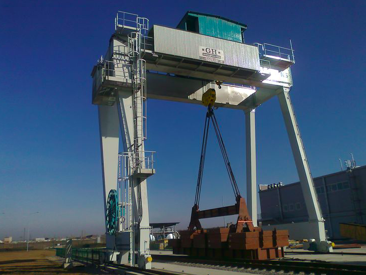 Монтаж козлового крана г. Воронеж