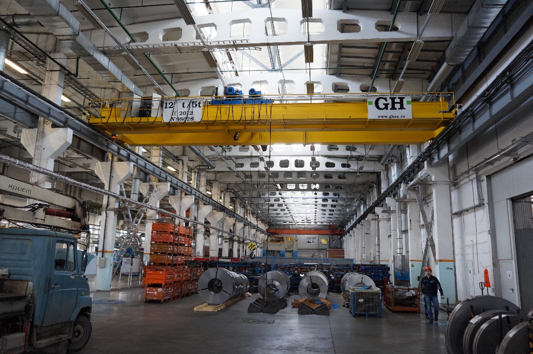 Монтаж мостового крана г. Тольятти