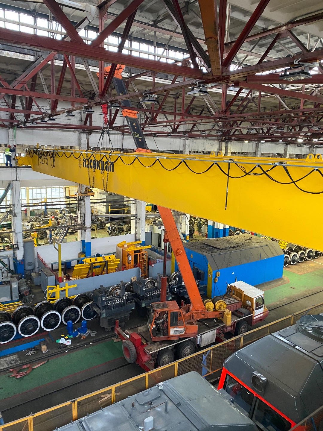 Монтаж мостового крана г. Тимошевск