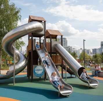 Прямые и спиральные скаты из нержавеющей стали