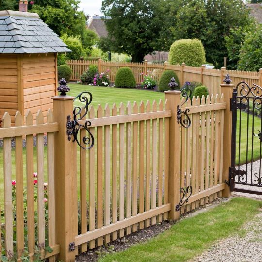 забор в анлглийском стиле