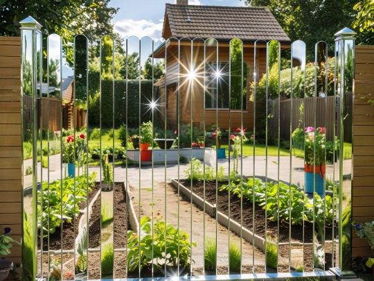 зеркальный забор