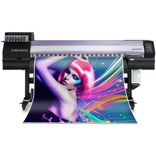 Рулонный Эко-сольвентный принтер Mimaki JV300-160 Plus, 2 печ.головы, печать: 1610 мм, носитель: 1620 мм