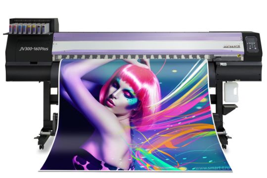 Рулонный Эко-сольвентный принтер Mimaki JV300-130 Plus, 2 печ.головы, печать: 1351 мм, носитель: 1361 мм