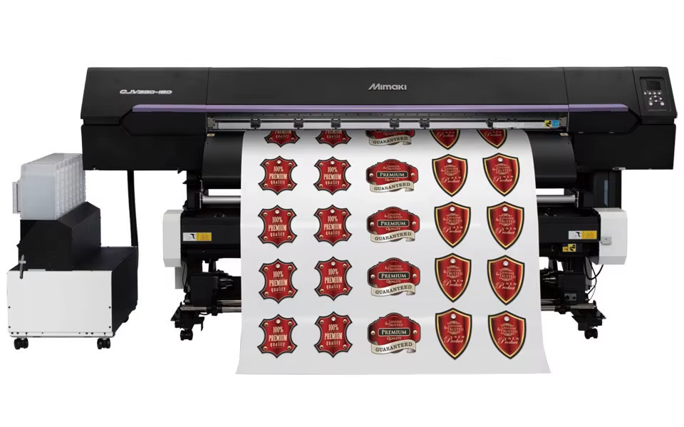 Рулонный Эко-сольвентный принтер-каттер Mimaki CJV300-130 Plus, 2 печ.головы, печать: 1351 мм, носитель: 1361 мм