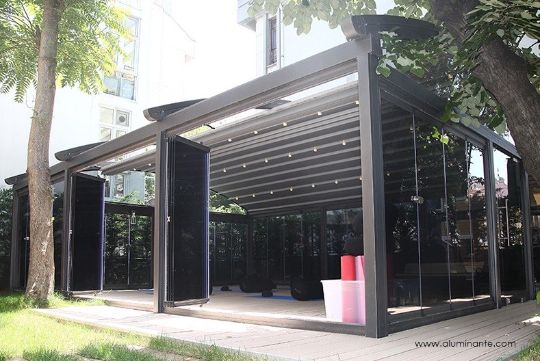 Биоклиматическая пергола для террасы