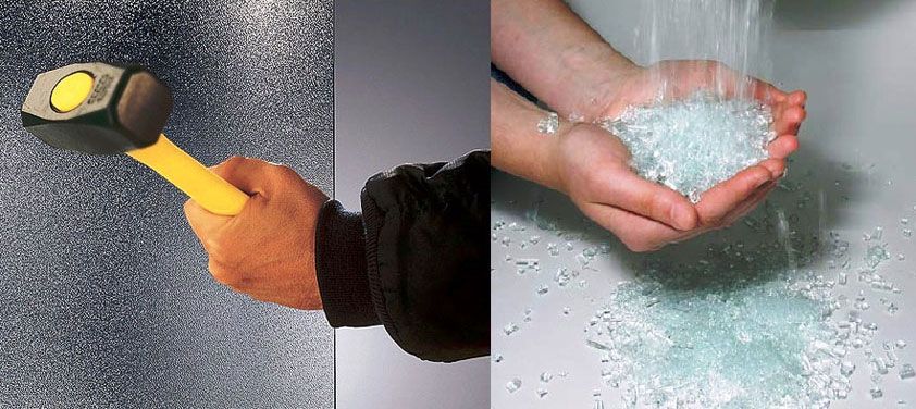 Прочность закалённого стекла