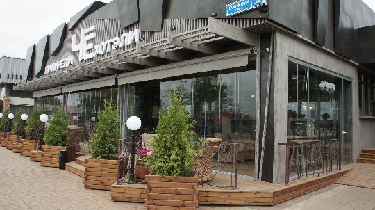 Безрамное остекление. Ресторан