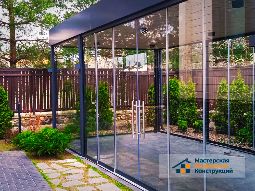 Остекление беседки