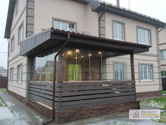 Стеклянная терраса (Системы слайд и книжка)