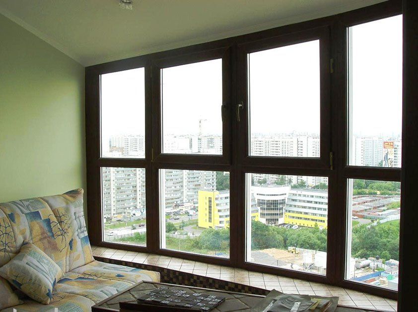 Панорамное остекление балкона