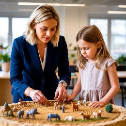 Песочная терапия - окружающий мир