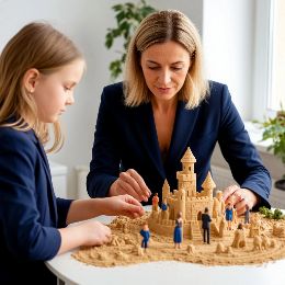 Песочная терапия - истории с принцессами