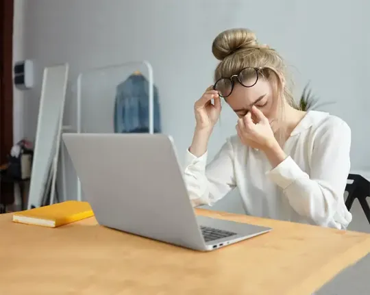 კომპიუტერთან ხანგრძლივი მუშაობა