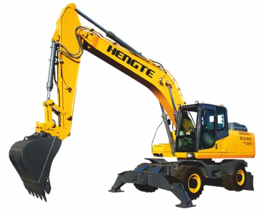 Колесный экскаватор HENGTE HT190W