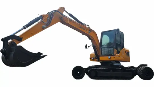 Мини-экскаватор колесно-гусеничный HZM X120