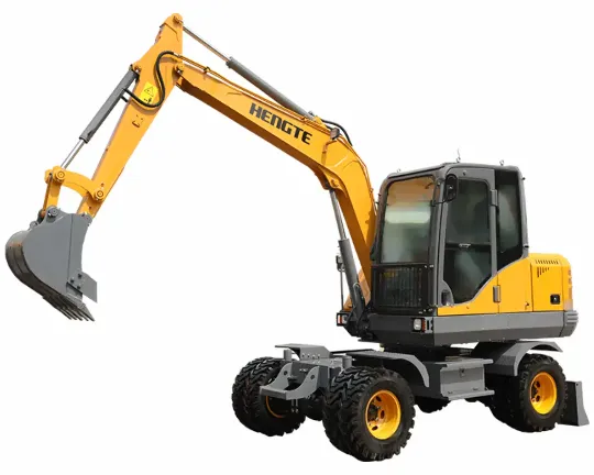 Колесный экскаватор HENGTE HT75W