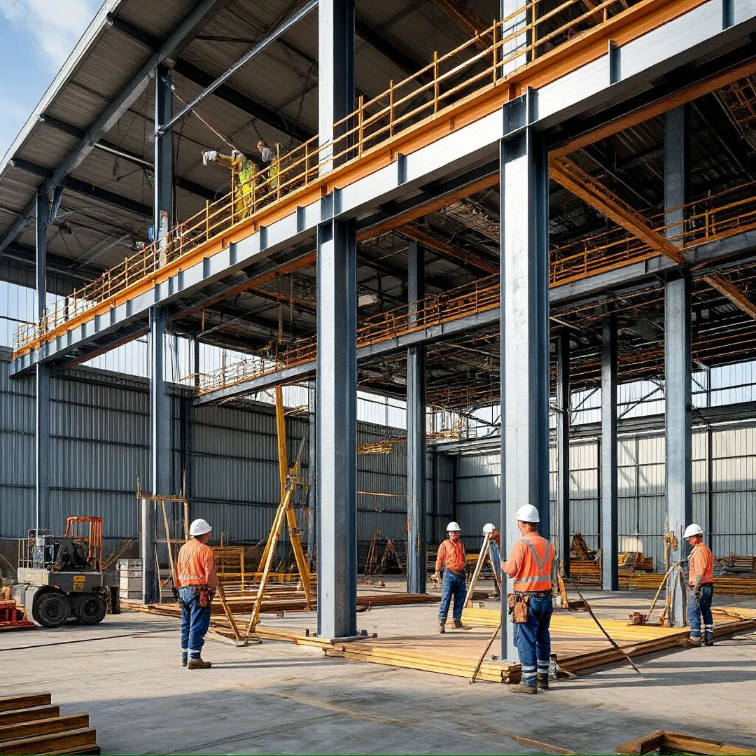 Производство металлоконструкций ангар. Монтаж металлоконструкций. ооо ск памира