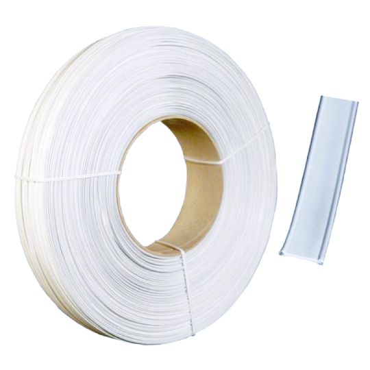 Клип лента – вид упаковочного материала, предназначенного для клипсования (закрытия) пакетов, в которые упаковывается продукт. Клип лента изготавливается из полипропилена, усилена двумя стальными проволоками по бокам. Поставляется в виде ролика, на который