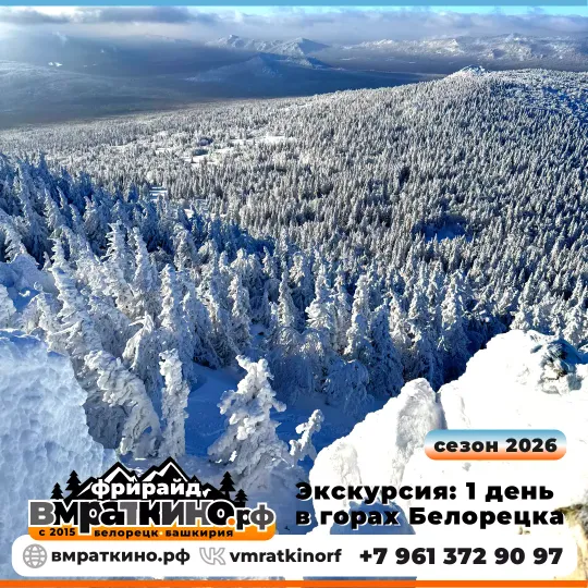 Туры в горы на снегоходах с горячим обедом на вершине от 4999₽/день.  Снегоходы: заброска в горы, групповые экскурсии на Ялангас, Малиновку, Машак, прокат от 1500₽. Формируем выезды только по предварительным заявкам